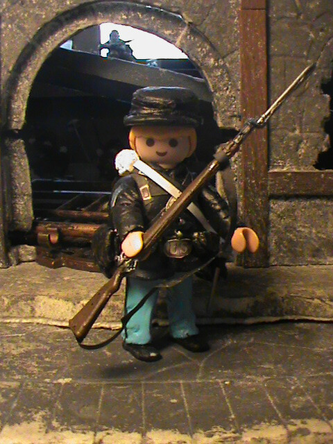 Playmobil PersonnalisÃ© Adjudant De La Union (Cavalerie Us-1861) Ref-0002bis