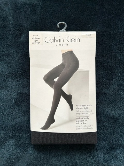 Calvin Klein Ultra Fit Mesh Shaper Tights black 40 Denier Sz B light coverage eBay