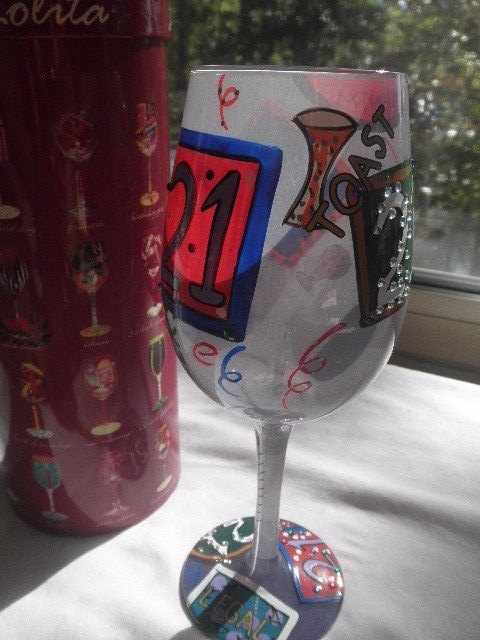 NIB, Lolita the wine collection 21 BIRTHDAY, LOVE MY WINE