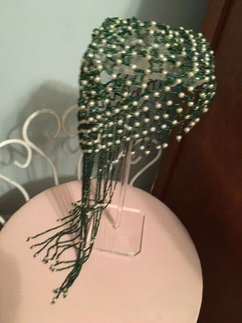 Vintage Flapper Beaded Cap--Costume?—Pretty—From Estate