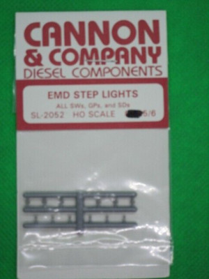 Cannon & Company HO #SL-2052 EMD STEP LIGHTS - SWITCHERS & ROAD UNITS -See Below