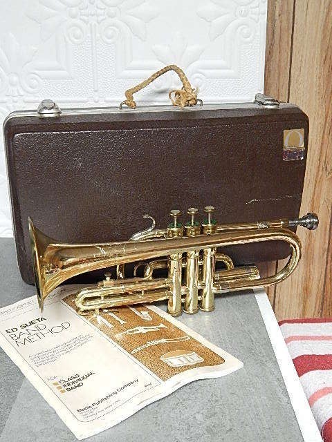 Olds Ambassador Cornet 7C Mouthpiece Fullerton CA & Original Case Vintage 1960's