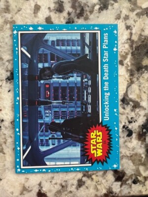2017 TOPPS STAR WARS JOURNEY TO LAST JEDI CARD UNLOCKING THE SEATH STAR PLANS 64