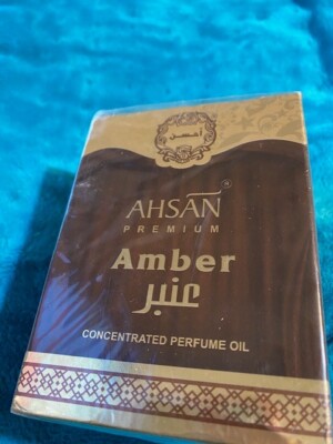 AMBER PREMIUM BY AHSAN CONCENTRATED PERFUME OIL   20ML   RARE FRAGRANCE NICE!!!