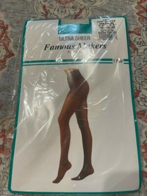 Vintage Famous Maker Ultra Sheer Pantyhose Park Avenue New 100% Nylon Pick Color