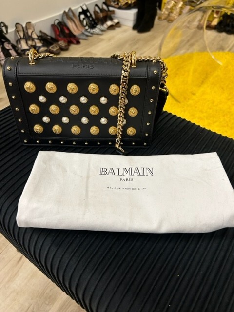 ショルダーバッグ・ポシェット BALMAIN Woman Crossbody bags Kaki FN1DB526LSLX 7AQ Women's Designer Bag Collection | BALMAIN