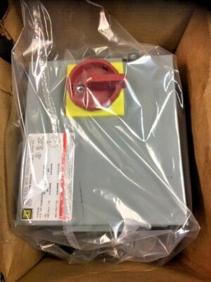 Square D Transformer Disconnect 9070SK500G1D24, Pri. 115V Sec. 115V, .500KVA 1Ph