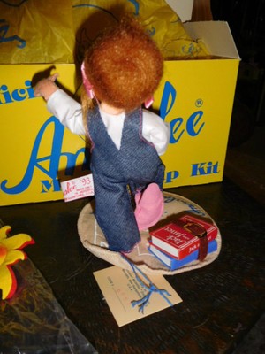 Annalee 1992 Membership Kit Doll, Sun Pin, Member Pin MINT in Box