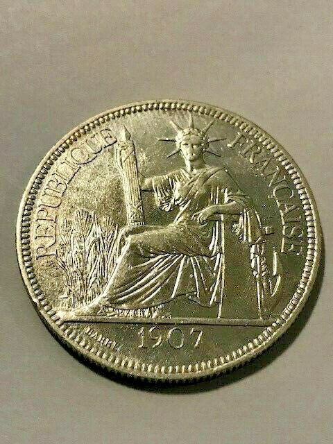 フランス領インドシナ　 1 Piastre SPECIMEN 1枚　1954年 Piastre: coin of Indochinese Federation (1885-1947) | Dema Coins