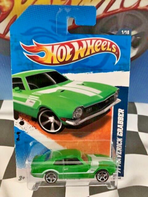 Hot Wheels 2011 Street Beasts 1/10 081 Ford '71 Maverick Grabber GREEN OH5 KMart