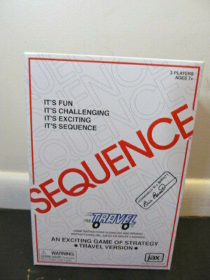Sequence Travel Version Game of Strategy for 2 Players, Age 7+