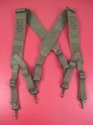 ドイツ軍　装備セット　m15スリップオン肩章ww1 WWII Era US Army M1944 Field Pack Suspenders Complete