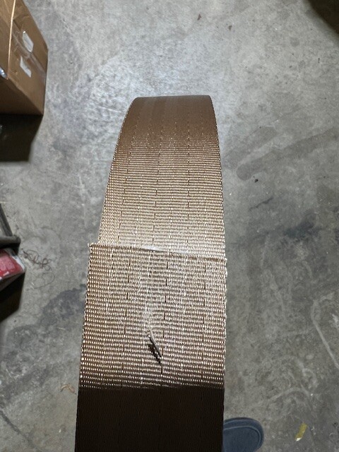 Seat Belt Webbing, Webbing For Seat Belts, All Quantities, New, Various Colors