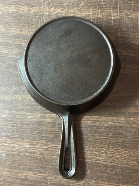 Vintage Unmarked #3 VOLLRATH Cast Iron SKILLET Outer Heat Ring restored seasoned