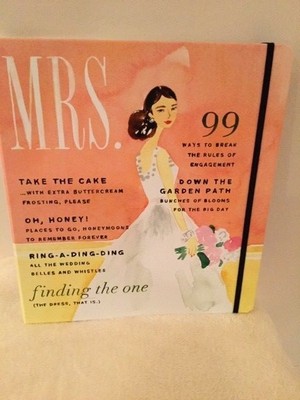 KATE SPADE MRS MAGAZINE BRIDAL WEDDING PLANNER ORGANIZER 3 RING BINDER-BOXED