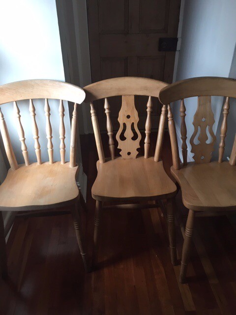 Now Sold Pine Chairs 3 In Kidderminster Worcestershire Gumtree