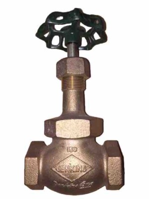New Jenkins 106-A 150 Bronze Threaded 1 1/4 inch NPT Gate Valve