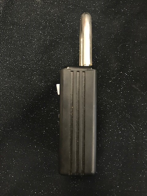 4 Number Combination Lockbox- Black & Silver- Used Condition