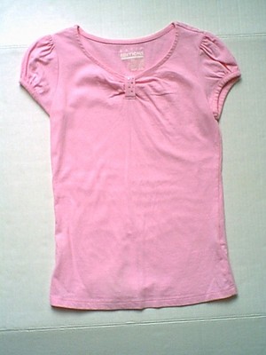 LK GIRLS SIZE MED 78 PINK SHORT SLEEVE SHIRT TOP LK GIRLS SIZE MED 78 PINK SHORT SLEEVE SHIRT TOP