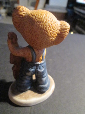 Resin Mouse figurine with Cello 3 1/2