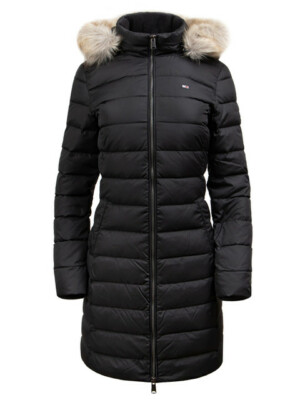 TOMMY HILFIGER DAMEN MANTEL TOMMY HILFIGER SCHWARZ DW0DW09060-BDS