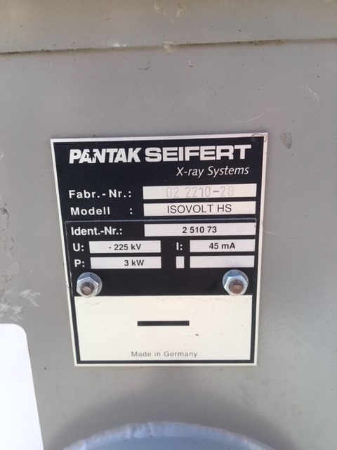 GE Pantak Seifert 225KV Industrial X-Ray Minus Generator and HS control