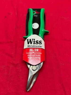 Wiss M-2R Compound Action Aviation Snips Right Cutting VINTAGE