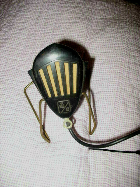 Webster Chicago Wire Recorder Microphone With Stand 1930s Art Deco