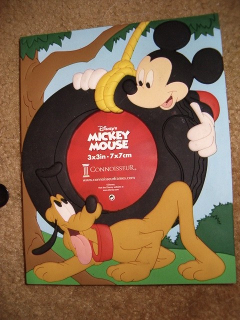 3 Disney's Mickey Mouse Frames Connoisseur pewter other pluto new & preowned