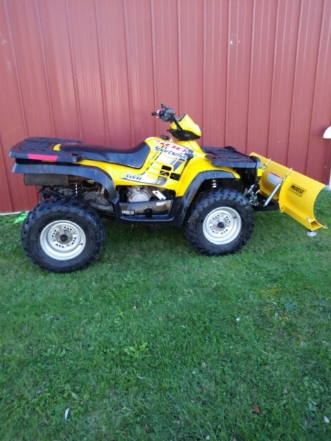 Mint !! Polaris Sportsman 500 ho 4x4 ATV EBS Only 800 Miles Winch & Snow Plow