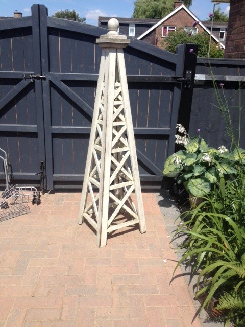 Wooden obelisk for the garden | in Southampton, Hampshire | Gumtree
