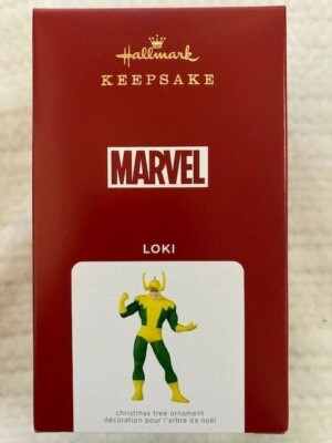 Marvel Loki Hallmark Keepsake Holiday Christmas Ornament 2021 New Unused