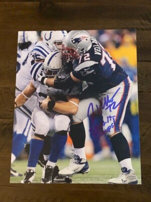 Patriots Joe Vellano Autographed 8x10 Photo