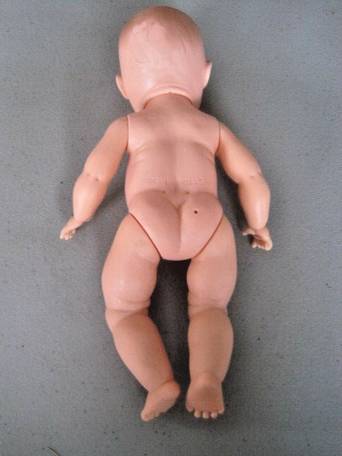 '50's Vogue Ginnette Drink+Wet Baby Doll Blue Painted Eyes Original Outfit+Shoes