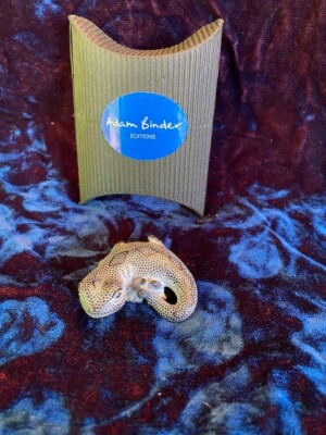 Harmony Kingdom Adam Binder Ebony  Lizard Gecko  Pendant  Palm Charm  NIB signed
