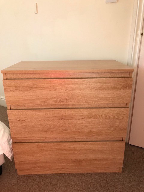 Ikea Kullen Chest Of 3 Drawers In High Wycombe
