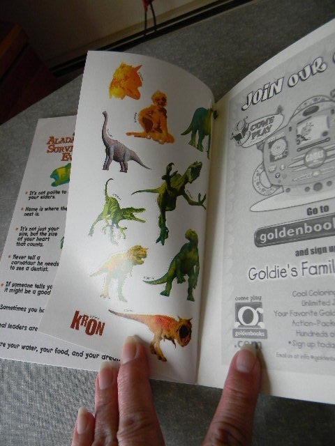 Disney DINOSAUR Activity Fun Book Stickers - 24 pages - Hours of Fun - New