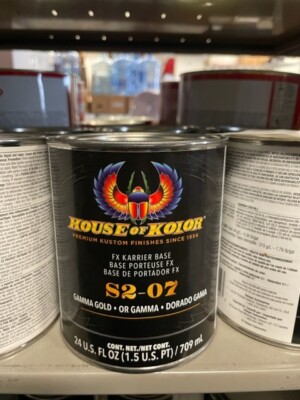 House of Kolor S2-07 Gamma Gold Meteor FX Carrier Base (Quart)
