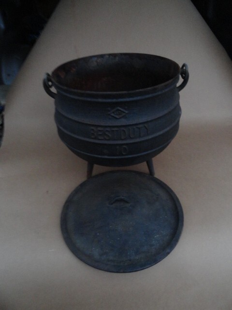 Best Duty No 10 Size Cast Iron African Potjie Bean