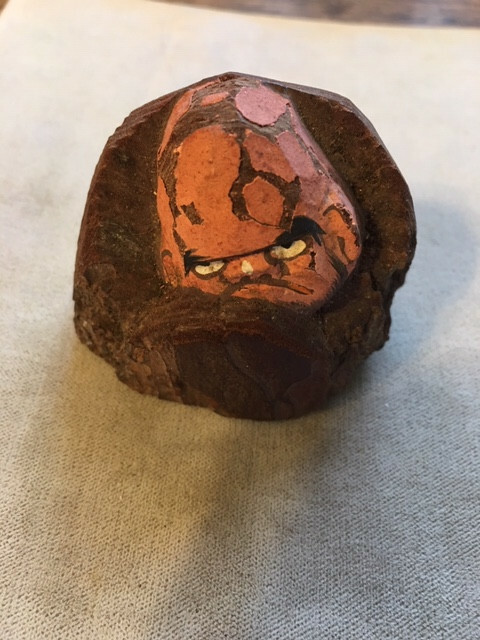 Primitive Chinese Wooden Demigod Figurines, Set of 3 ( sn0962 )