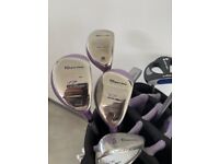 Hardly Used Ladies Benross Golf Club set and Bag