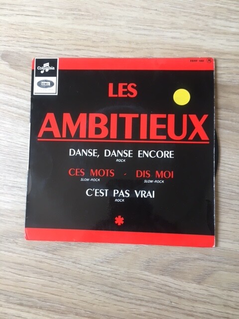 Les Ambitieux Danse,Danse Encore - Ep Vinyle 45t Columbia Esrf 1662