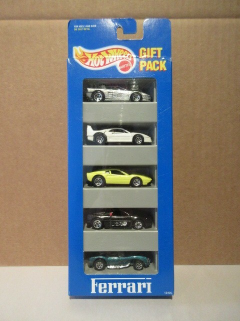 Hot Wheels Ferrari ギフトパック 5台セット Amazon.com: Hot Wheels Ferrari 5 Pack : Toys & Games