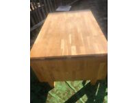 Heals Oak dining table and chairs bought from new