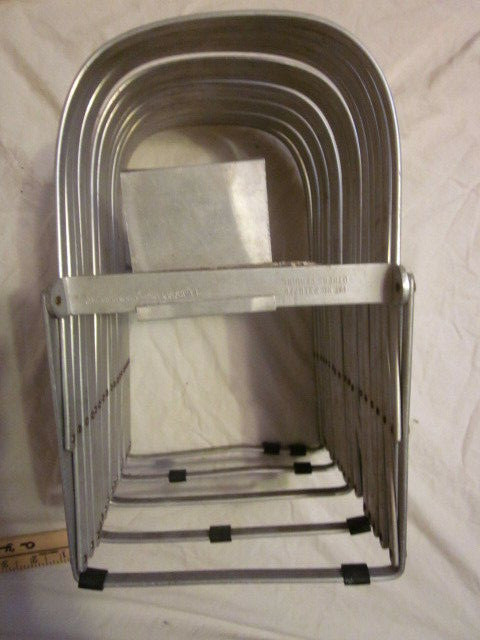 Vintage Aluminum HANDLE TACKY-FINGER EVANS Expanding Filer Sorter Collator