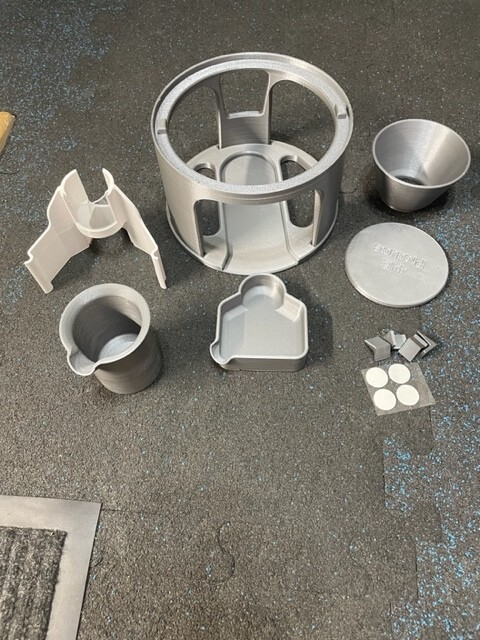 Complete powder management kit for the Super Trickler powder dispenser