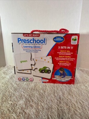 NEW PRESCHOOL LEARNING LIBRARY 3 SETS IN 1 THE LEARNING JOURNEY LET'S GET READY