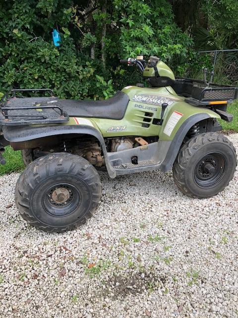 2000 POLARIS SPORTSMAN 500 ATV CAMO GREEN 4 X 4