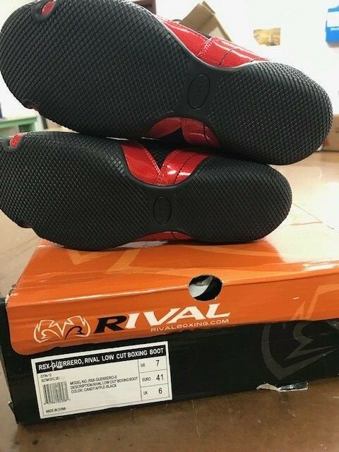 Rival Boxing Lo-Top Guerrero Boots Candy Apple Red//Black