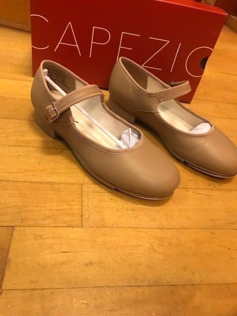 NIB Capezio Mary Jane Tap Shoe Caramel- Adult Sizes